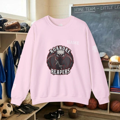 Custom Team Adult Sweatshirt – Center Chest Logo & Name (Gildan Heavy Blend)
