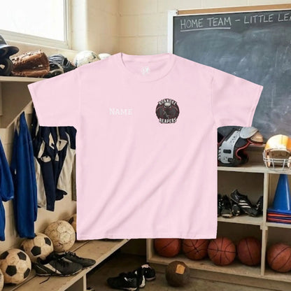 Custom Team Youth T-Shirt – Left Chest Team Logo & Name (DryBlend)
