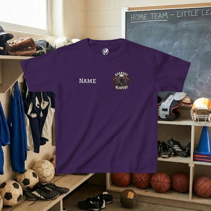 Custom Team Youth T-Shirt – Left Chest Team Logo & Name (DryBlend)