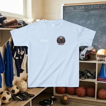 Custom Team Youth T-Shirt – Left Chest Team Logo & Name (DryBlend)