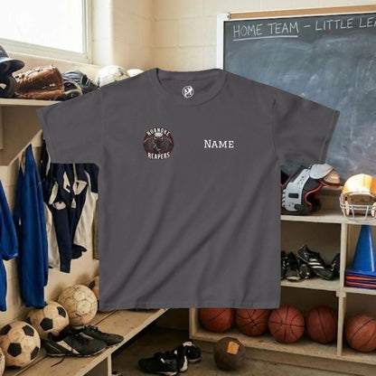 Custom Team Youth T-Shirt – Right Chest Team Logo & Name (DryBlend)