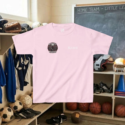 Custom Team Youth T-Shirt – Right Chest Team Logo & Name (DryBlend)