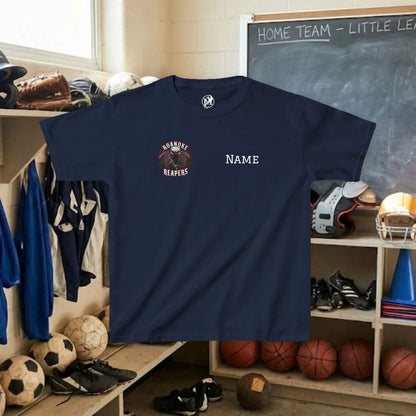 Custom Team Youth T-Shirt – Right Chest Team Logo & Name (DryBlend)