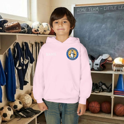 Custom Team Youth Pull Over Hoodie – Left Chest Logo & Name (Gildan Heavy Blend)