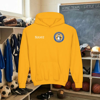 Custom Team Youth Pull Over Hoodie – Left Chest Logo & Name (Gildan Heavy Blend)