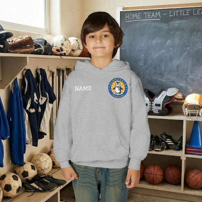 Custom Team Youth Pull Over Hoodie – Left Chest Logo & Name (Gildan Heavy Blend)