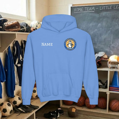 Custom Team Youth Pull Over Hoodie – Left Chest Logo & Name (Gildan Heavy Blend)