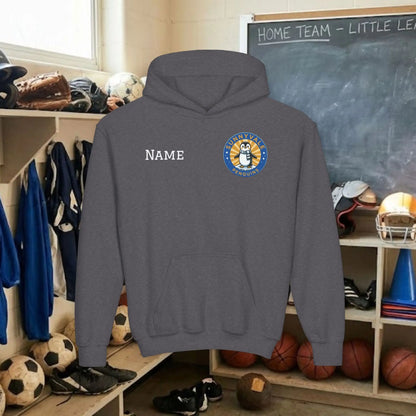 Custom Team Youth Pull Over Hoodie – Left Chest Logo & Name (Gildan Heavy Blend)