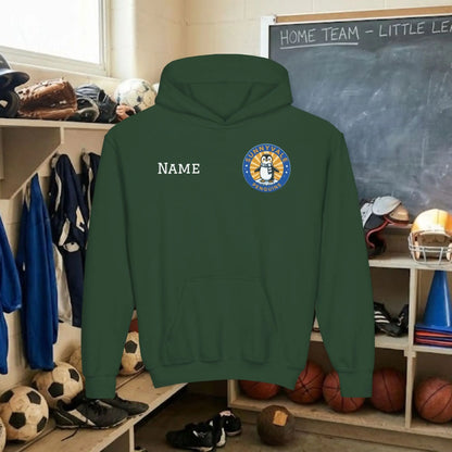 Custom Team Youth Pull Over Hoodie – Left Chest Logo & Name (Gildan Heavy Blend)