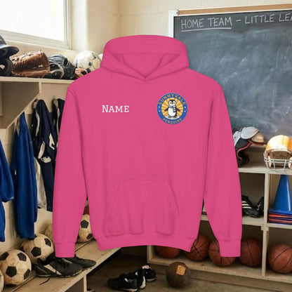 Custom Team Youth Pull Over Hoodie – Left Chest Logo & Name (Gildan Heavy Blend)