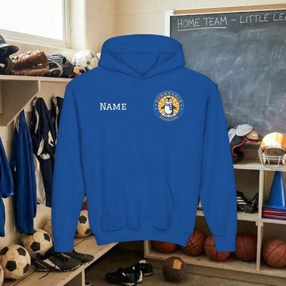 Custom Team Youth Pull Over Hoodie – Left Chest Logo & Name (Gildan Heavy Blend)
