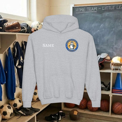 Custom Team Youth Pull Over Hoodie – Left Chest Logo & Name (Gildan Heavy Blend)