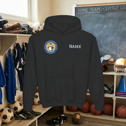 Custom Team Youth Pull Over Hoodie – Right Chest Logo & Name (Gildan Heavy Blend)