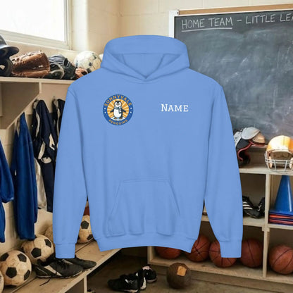 Custom Team Youth Pull Over Hoodie – Right Chest Logo & Name (Gildan Heavy Blend)