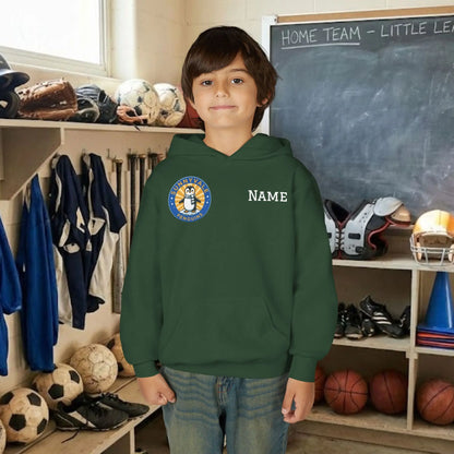 Custom Team Youth Pull Over Hoodie – Right Chest Logo & Name (Gildan Heavy Blend)