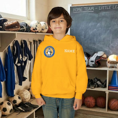 Custom Team Youth Pull Over Hoodie – Right Chest Logo & Name (Gildan Heavy Blend)