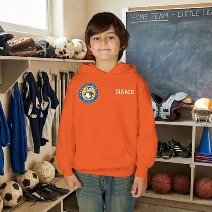 Custom Team Youth Pull Over Hoodie – Right Chest Logo & Name (Gildan Heavy Blend)