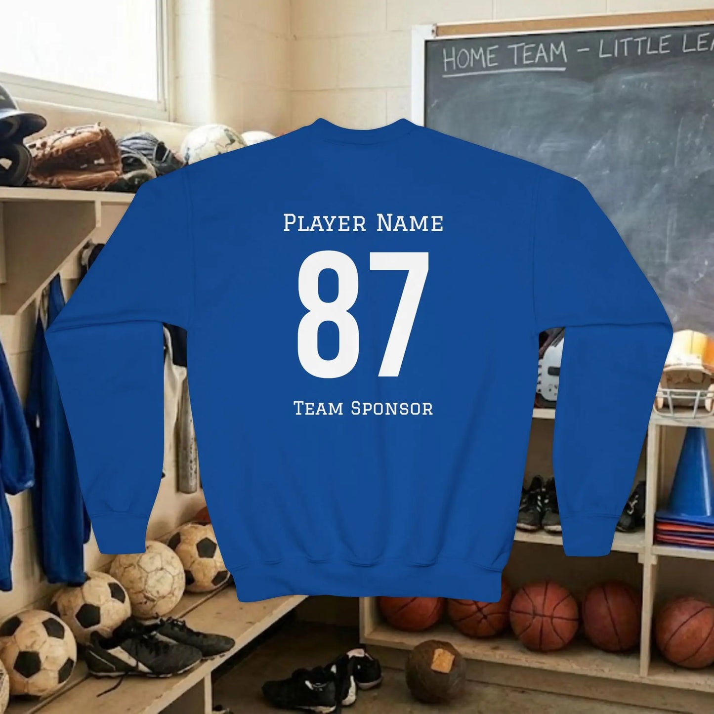 Custom Team Youth Sweatshirt – Left Chest Logo & Name (Gildan Heavy Blend)