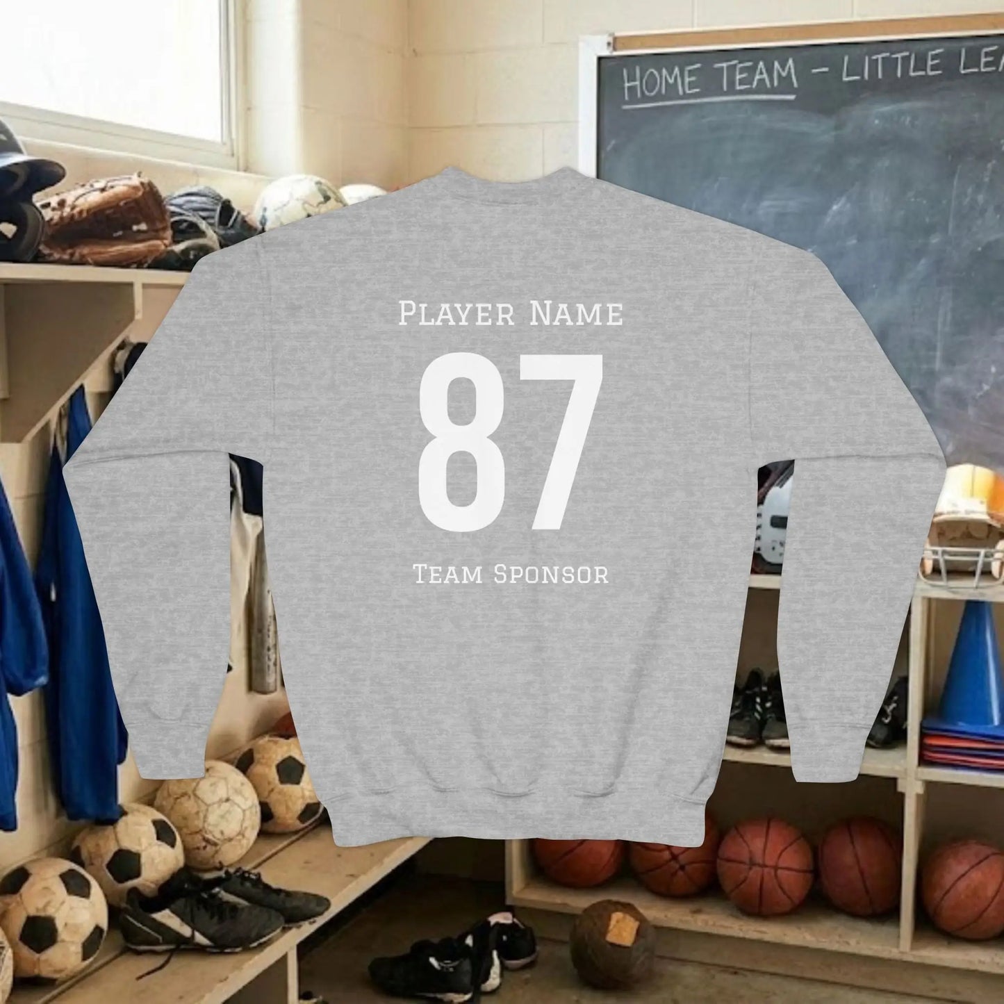 Custom Team Youth Sweatshirt – Left Chest Logo & Name (Gildan Heavy Blend)