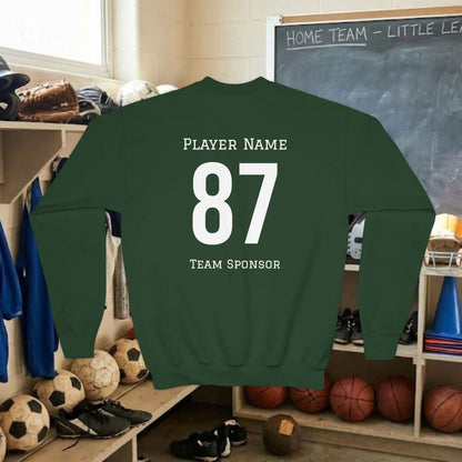 Custom Team Youth Sweatshirt – Left Chest Logo & Name (Gildan Heavy Blend)