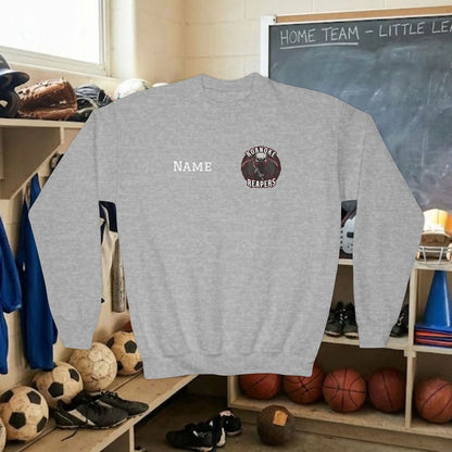 Custom Team Youth Sweatshirt – Left Chest Logo & Name (Gildan Heavy Blend)