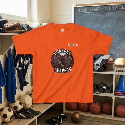 Custom Team Youth T-Shirt – Center Chest Team Logo & Name (DryBlend)