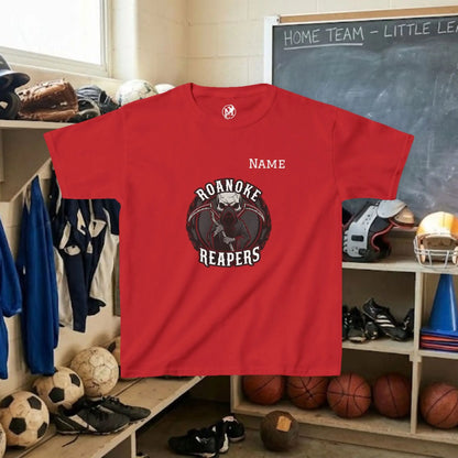Custom Team Youth T-Shirt – Center Chest Team Logo & Name (DryBlend)