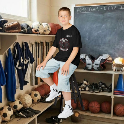 Custom Team Youth T-Shirt – Center Chest Team Logo & Name (DryBlend)