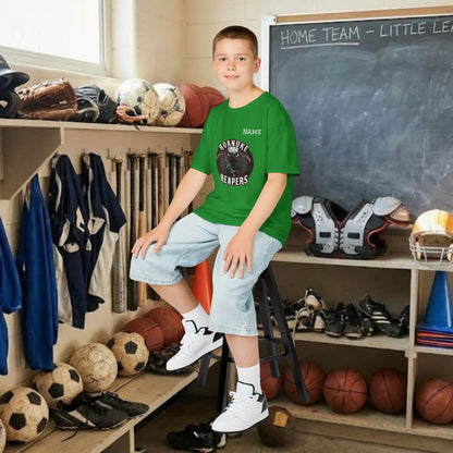 Custom Team Youth T-Shirt – Center Chest Team Logo & Name (DryBlend)