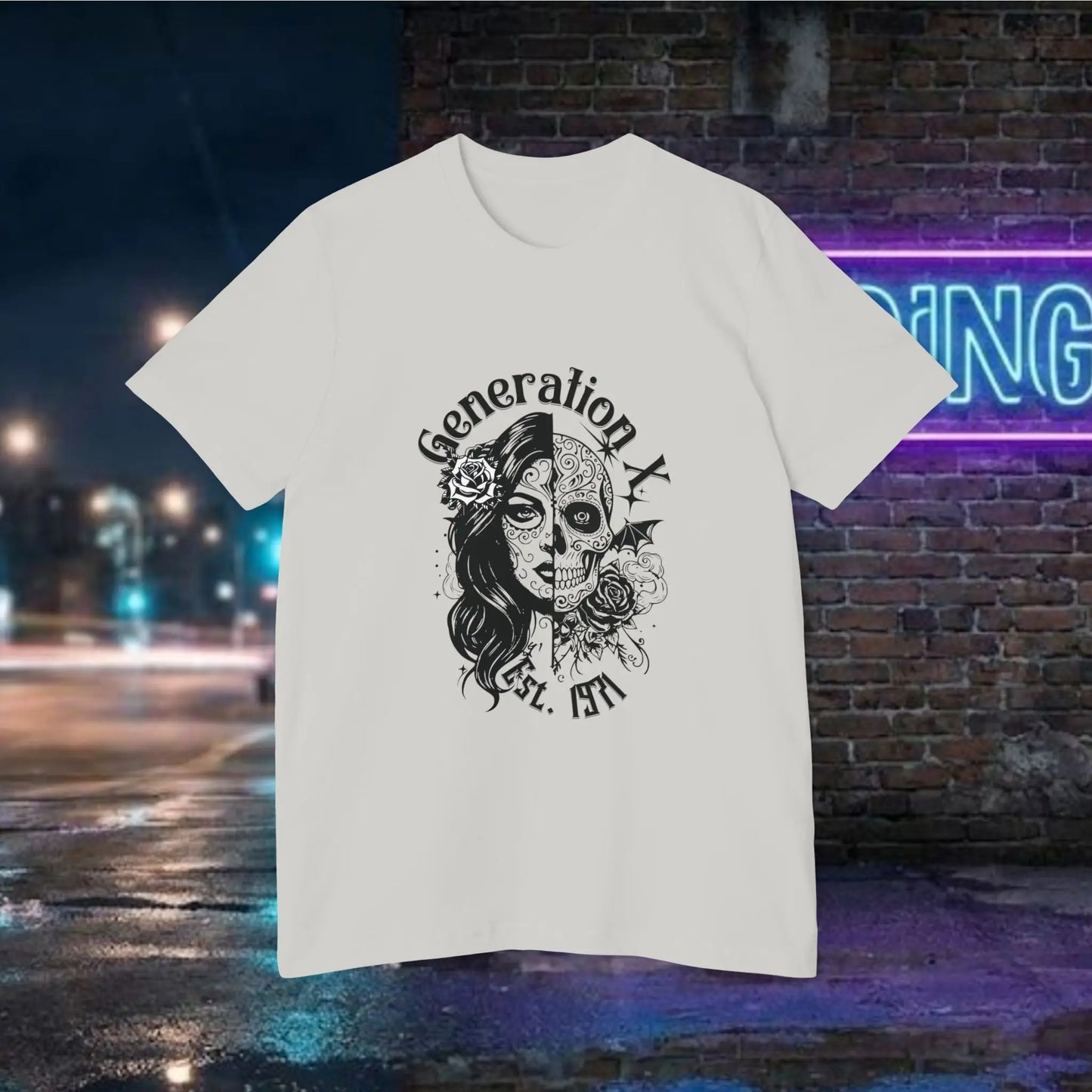 Day of the Dead Skull Girl Graphic T-Shirt