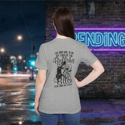 Day of the Dead Skull Girl Graphic T-Shirt