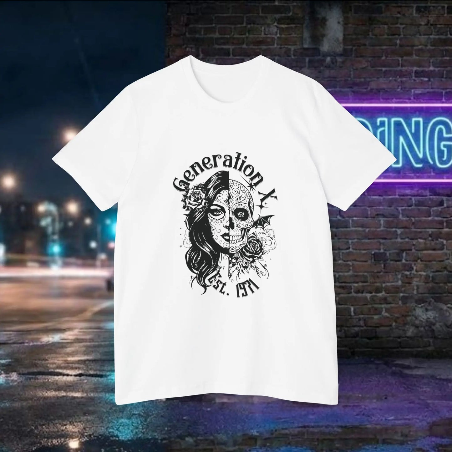 Day of the Dead Skull Girl Graphic T-Shirt