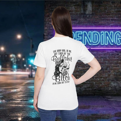 Day of the Dead Skull Girl Graphic T-Shirt