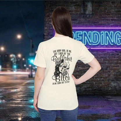 Day of the Dead Skull Girl Graphic T-Shirt