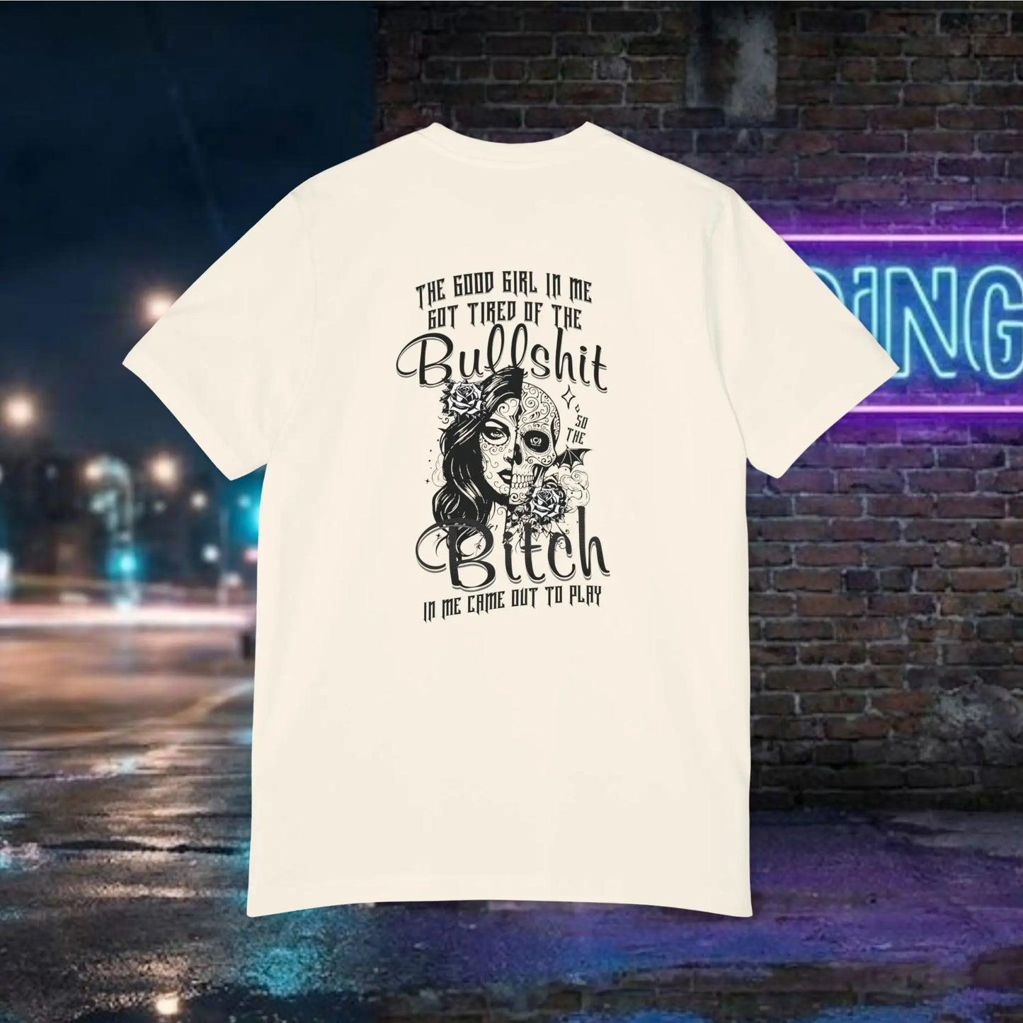 Day of the Dead Skull Girl Graphic T-Shirt