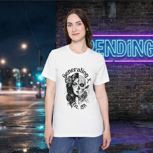 Day of the Dead Skull Girl Graphic T-Shirt