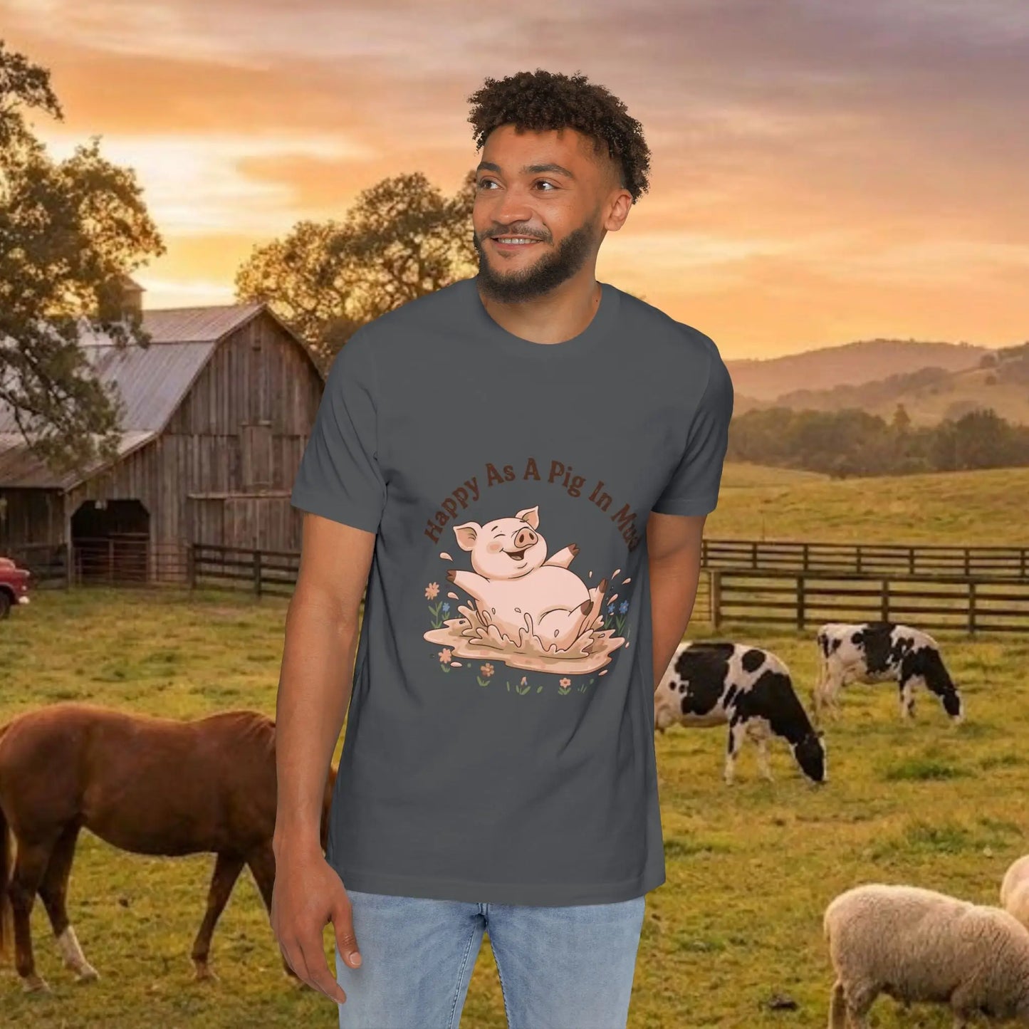 Happy As A Pig In Mud