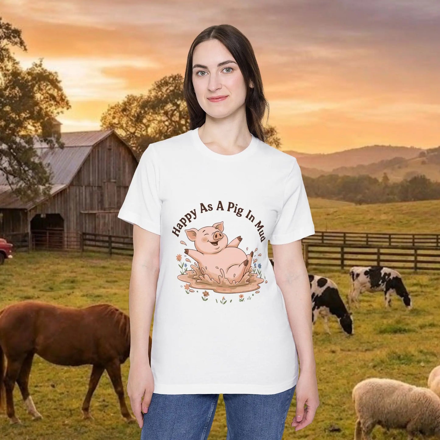 Happy As A Pig In Mud