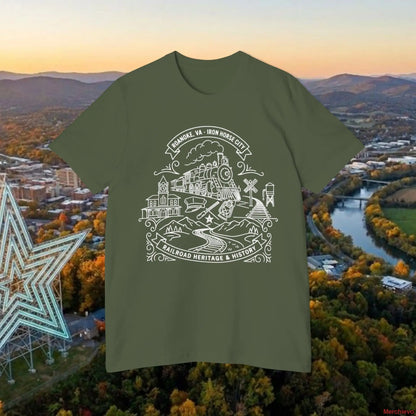 Heritage Scenic T-Shirt — Rail Road Heritage & History Graphic Tee T-Shirt