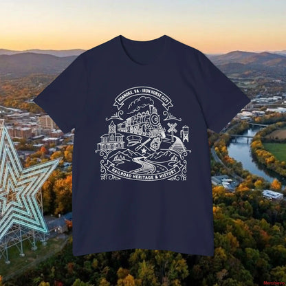 Heritage Scenic T-Shirt — Rail Road Heritage & History Graphic Tee T-Shirt