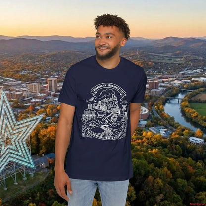 Heritage Scenic T-Shirt — Rail Road Heritage & History Graphic Tee Navy / XS T-Shirt