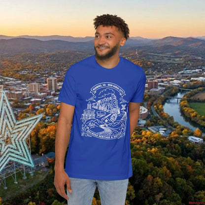 Heritage Scenic T-Shirt — Rail Road Heritage & History Graphic Tee True Royal / XS T-Shirt