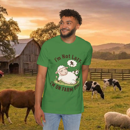 Lazy Sheep T-Shirt - On Farm Time