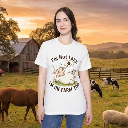 Lazy Sheep T-Shirt - On Farm Time