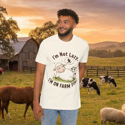 Lazy Sheep T-Shirt - On Farm Time