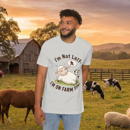 Lazy Sheep T-Shirt - On Farm Time