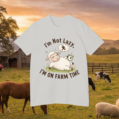 Lazy Sheep T-Shirt - On Farm Time