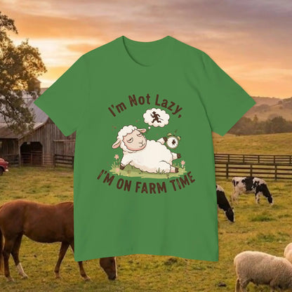 Lazy Sheep T-Shirt - On Farm Time