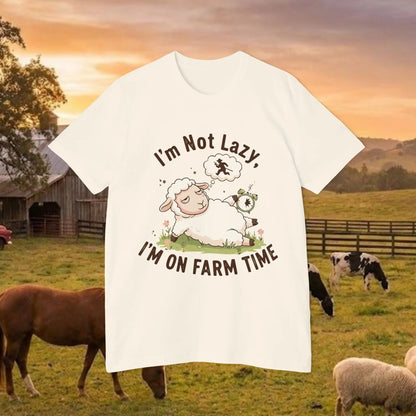 Lazy Sheep T-Shirt - On Farm Time