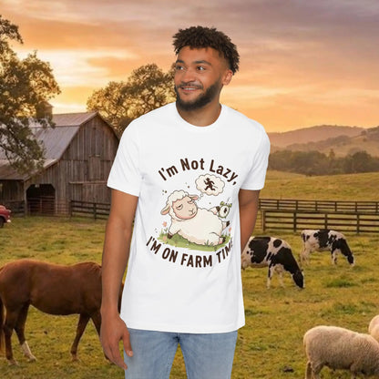 Lazy Sheep T-Shirt - On Farm Time